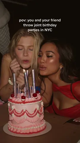 birthday dump 🎂 #birthdayparty #NYC 