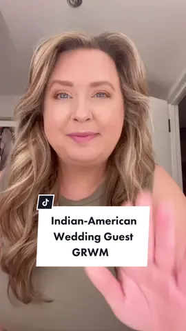 I show what I wore at the end ❤️ #getreadywithme #hairandmakeup #weddingguestlook #grwm #midsizegal #indianamericanwedding #weddingguest #GenshinImpact33 