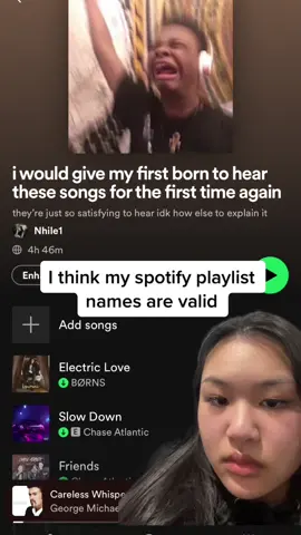 As someone with unusual spotify playlist names i agree #spotify #spotifyplaylistnames #spotifyplaylist #greenscreen 