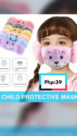 New Plush Mask Earmuffs Ear Protection 2in1 Children Bear Cartoon Mask Only ₱39.00!#facemaskforchildren #facemaskforkids #chilren #foryou #foruyoupage #fypspotted 