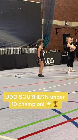 Leah brought the fire to her under 10 final. 🔥. I believe this is her 5th time placing 1st.. now qualified for world championships 2023 🙌🏻  #dancer #udochampionships #streetdance #champion #1stplace #freedomofdance #solo #fyp #proud #dancing 