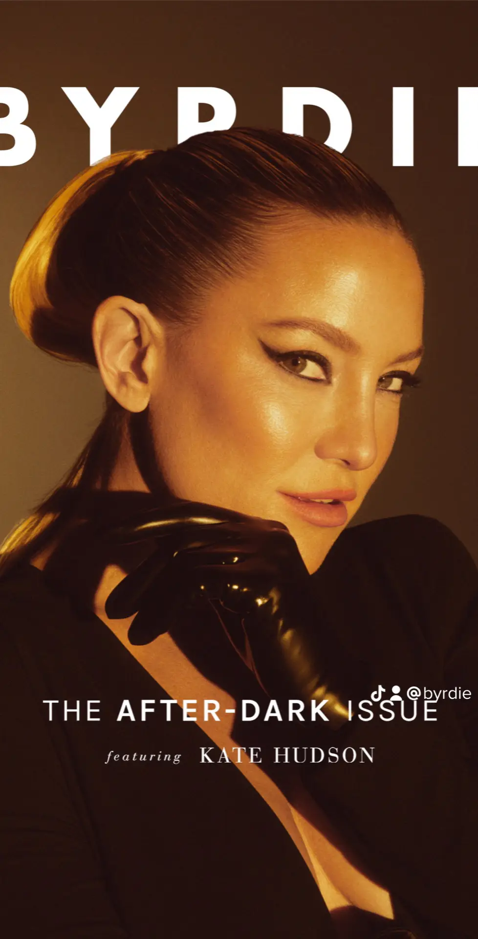 Introducing.. The After-Dark issue featuring @thekatehudson ✨ #coverreveal #fashionforyou #holidaytiktok #katehudson 