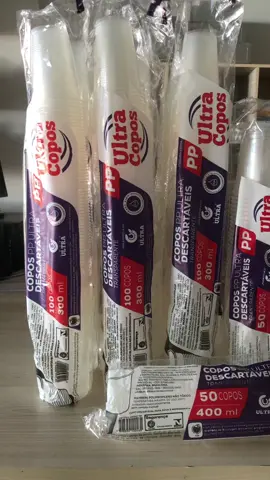 Reposição de copo descartáveis da ultra de todos os tamanho #Lamix💚💛 o lugar certo é aqui.