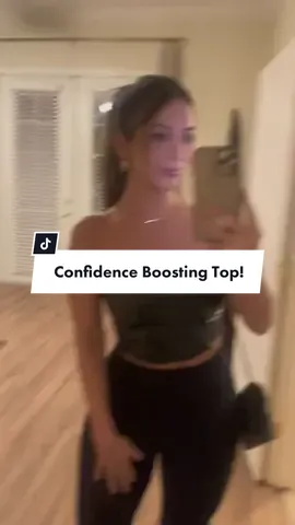 Working on my confidence… baby steps! Top is on my list for you all! I’m 5’3”, 145 lbs and I got a size Medium #confidence #midsizefashion #dinneroutfit #datenightoutfit 