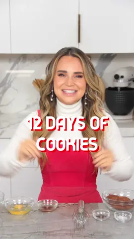 Welcome to 12 Days of Cookies! Day 12 we are making Peppermint Bark Cookies! I love these because they taste just like the Girl Scout Thin Mint Cookies! 🍪 #fyp #fypシ #recipes #christmas #cookies #tiktokfood #christmasrecipes 