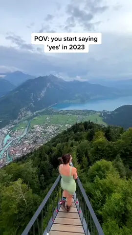 You will only regret the trips you don’t take ✨Follow @nikkiitomlin for more adventure travel!  We’re nearing the end of 2022 so it’s only natural that we’re all goal setting for 2023 and reflecting on what this year has been. Tbh I saw way more of the world this year than I ever could have dreamed of but I will say it’s because I just started saying yes.  We all live different lives and have different hurdles but saying yes as much as possible, to myself and others, has changed my life in ways I really could not have imagined.  Some of my wildest dreams are coming true and I want you to feel that joy too! Say yes my friends!  If you wanna start saying yes by joining me for a group trip to Bali in June, there are still spots open! I would love to be part of your ‘yes’ journey!!! Link is where links are 🤪  What’s one thing you did even though you were scared that changed your life?  #adventuretrip #adventurephotography #seetheworldwithme #travelexperience #myswitzerland #livewild #solotraveltips #solotravelfemale #GenshinImpact33 