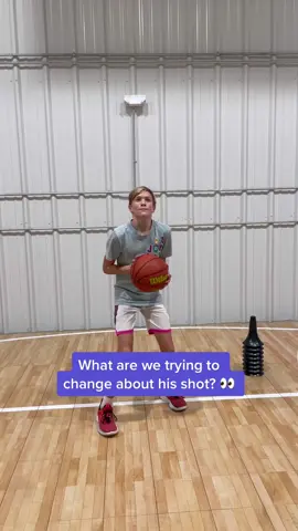 Can you tell what we are working on? If you need to fix your shot - hit the link in my bio and use code: TIKTOK for a discount 😤 #basketballtraining #basketballtrainer #basketballtips #basketballdrills #basketballworkout #screammovie 