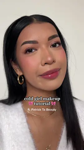 Cold girl makeup look ft. @patricktabeauty @sephora  💖  Products used: major lamination brow gel, major creme foundation in medium 1, major headlines double take creme & powder blush in she’s that girl, major headlines blush & highlighter palette.   #patricktabeautypartner #patricktabeauty #patricktablush #patricktafoundation #sephoracanada #coldgirlmakeuplook #winterblush 