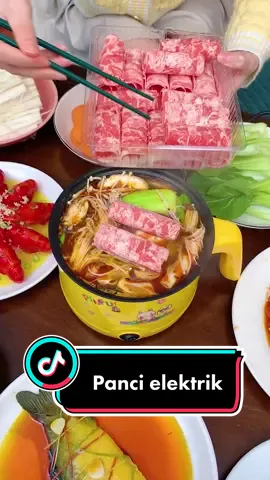 Panci elektrik #peralatanrumahtangga #rumahnyamanku #smarthome #smartfurniture #chinatiktok #chinastyle #fypシ #pancielektrik 