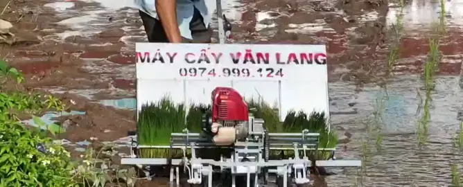 เครื่องดำนาเวียดนาม...#สุดยอดความคิด #ดำนาง่ายขึ้น #ลดต้นทุนแรงงาน 