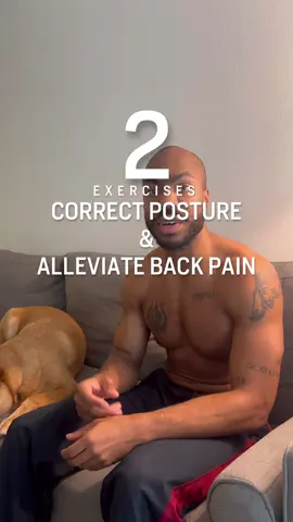 Fix your posture at home! #homeworkout #badposture #spinehealth 