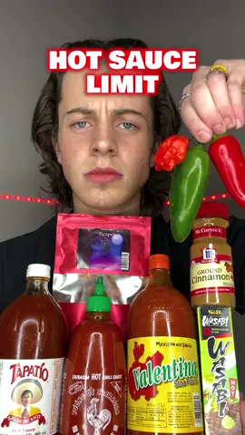 Boosting my Hot Sauce Limit 🥵 #fyp 