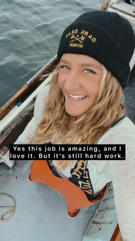 Success is not an accident. It’s hard work, perseverance, learning, studying, sacrifice, and most of all love of what you are doing, or learning to do. If this job was easy everyone would do it 🦞♥️ #lobstering #girlsthatfish #lobsterman #lobsterwoman #fishinislife #commercialfishing #girlsthatfishandhunt #nh #eastcoast #northatlanticocean #bluecollarbabe #bluecollarlife #newengland  