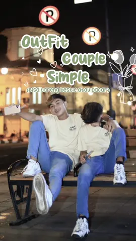 Simple tapi keren😍✨ #fyp #outfit #outfitrofik #OOTD #viral #trending #simple #couple #fashion 
