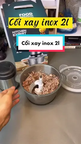 Cối xay inox 2l xay cả thế giới #xuhuong #mayxay #mayxaythit 