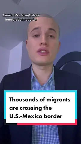A daily average of 2,400 migrants are crossing the U.S.-Mexico border near El Paso, Texas, straining processing and the shelter system. #news #immigration #texas