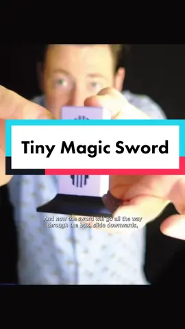 The Tiny Sword Magic Trick. #magictrick