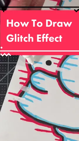 How to draw the glitch effect the easy way with Posca markers. In this art tutorial you will learn how to paint the glitch effect step by step with Posca pens. This is a great drawing tutorial for artist looking to create artwork / painting with acrylic brush pen. If you like the glow effect, X-ray effect or drip effect Tik tok trend then this video is for you. #arttok #tiktokart #LearnOnTikTok #TikTokTaughtMe #artistsoftiktok 