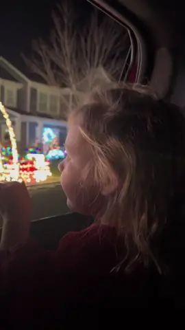 Marleigh loves some Christmas lights 