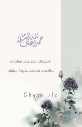تهنئه بالسلامه 💖 #دعوات_الكترونيه #اكسبلور_تيك_توك #foryou #الحمدلله_على_السلامه #طهور_لاباس_عليك #سلامتك_من_كل_شر 