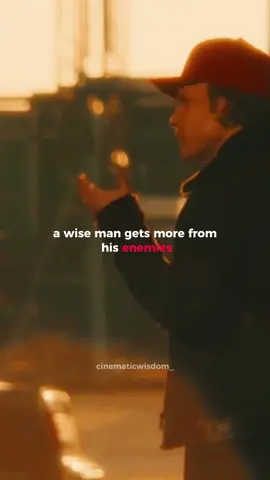 “A wise man can learn more from his enemies than a fool from his friends.”– Niki Lauda (Rush - 2013) #movieclips #moviescene #rush #quotes #fyp