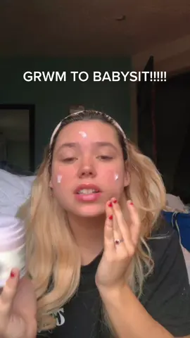 i put peanut butter on my face grwm