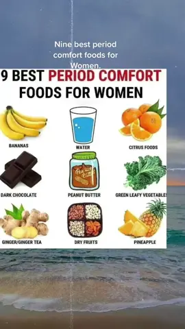 Nine Best Period Comfort Foods For Women #comfortfood #comfortfoods #periodtips #periodfoods #periodfood #womenshealth #womensperiodfood 
