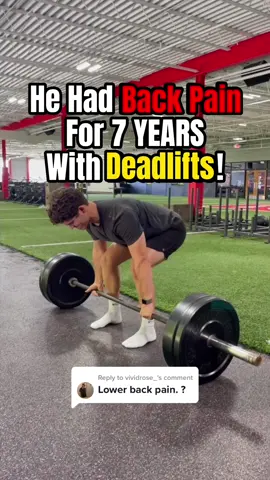 Replying to @vividrose_ Fixing low back pain with deaflifts! #backpain #physicaltherapy #physio #deadlift #powerlifting #gym 