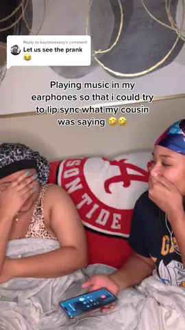 Replying to @kaylatoosexy this was sooo hard🤣 I’m too silly for stuff like this lmao mind you i had some old school JAMZZ playing i my earphones lol we did so many people at 2-3 am smh shoulda been sleep ,.  #earphoneprank #headphoneprankcall #prankcall #lipsyncchallenge #lipsyncphonecall #funny #prankstodoongrandma 