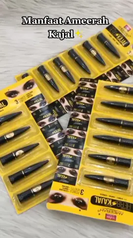 • Celak Mata Ameerah 2.5 Herb Kajal with vit E Camphor Almond Oil  • 3 Power Benevit : Extra Dark, Smooth, Soothing    Manfaat   1. Menyegarkan/menyejukkan mata  2. Membuat mata terlihat lebih lebar dan indah  3. Menajamkan pandangan  4. Menumbuhkan dan memperlebat bulu mata  5. Menghilangkan sakit pada mata       Cara Pemakaian: Gunakan Kajal pada bagian kelopak mata bawah, tarik perlahan kelopak mata ke bawah dengan bantuan jari manis dan melihat lah ke arah atas, kemudian buatlah sebuah garis dengan Kajal menggunakan tangan yang lain, jangan menekan terlalu keras dan hindari agar Kajal tidak masuk/mengenai bola mata      Celak Ameerah Kajal, Celak Ameerah Kajal, Grosir Celak Ameerah Kajal, Supplier Celak Ameerah Kajal, Agen Celak Ameerah Kajal, Jual Celak Ameerah Kajal, Supplier Celak Ameerah Kajal, Jual Celak Ameerah Kajal Terbaik, Supplier Celak Ameerah Kajal Terbaik, Agen Celak Ameerah Kajal Terbaik, Suppplier Celak Ameerah Kajal Di Pandaan, Agen Celak Ameerah Kajal Di Pandaan, Jual Celak Ameerah Kajal Di Pandaan, CB Faaza, CB Faaza Collection, CB Faaza Pandaan, Pusat Oleh Oleh Haji, Pusat Perlengkapan Muslim, Pusat Celak Ameerah Kajal Terbaik    #CelakAmeerahKajal #CelakAmeerahKajal #GrosirCelakAmeerahKajal #SupplierCelakAmeerahKajal #AgenCelakAmeerahKajal #JualCelakAmeerahKajal #SupplierCelakAmeerahKajal #JualCelakAmeerahKajalTerbaik #SupplierCelakAmeerahKajalTerbaik #AgenCelakAmeerahKajalTerbaik #SuppplierCelakAmeerahKajalDiPandaan #AgenCelakAmeerahKajalDiPandaan #JualCelakAmeerahKajalDiPandaan #CBFaaza #CBFaazaCollection #CBFaazaPandaan #PusatOlehOlehHaji #PusatPerlengkapanMuslim #PusatCelakAmeerahKajalTerbaik #f #fyp #foryou #foryoupage #fypシ #fypシ゚viral #trending 