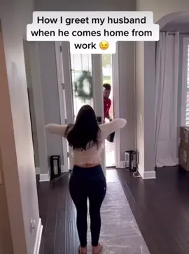 She was way too extra for the welcome home 😂 #fyp #wife #husband #imagineown #youtooextra 