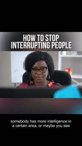 Stop Interrupting People #interrupted #conversation #badhabits #fyp #careertiktok #communication #executivecoach #leadership #tiktoklearn #speaking