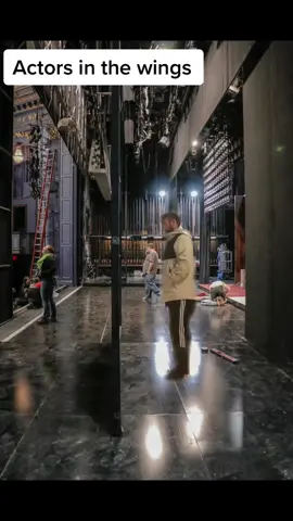 Actors in the wings. #pt4 #theatre #theatrekid #westend #broadway 