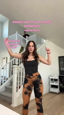 this is a workout from my own program @bicahbychloe 🖤 #postpartumfitness #fitmom #postpartum #postpartumbody #postpartumjourney #newmom #firsttimemom #newmomtips #momtok 
