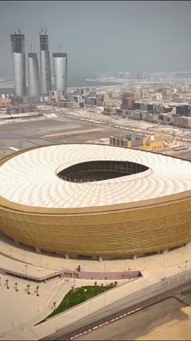 The Lusail Iconic Stadium in Doha, Qatar. It will host tomorrow the final game of the 2022 FIFA World Cup, Argentina 🇦🇷 vs France 🇫🇷 Who will win the World Cup? 🏆 #قطر 🏟⚽️🇶🇦 #الدوحة #worldcup#fifaworldcup#fifaworldcup2022#fy#fyp#vir#worldwalkerz 