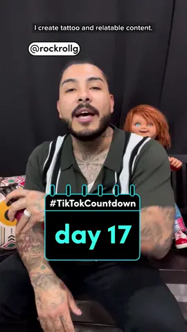 @rockrollg is here with us for day 1️⃣7️⃣: of #TikTokCountdown! Whether it's a temporary or permanent tattoo, we're ready for some ink inspiration!