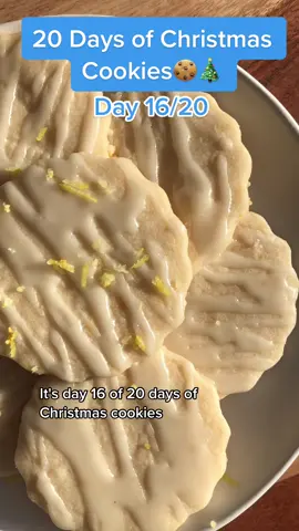 soft buttery lemon shortbread cookies🍋 #lemoncookies #shortbread #shortbreadcookies #vegancookies #christmasbaking #holidaycountdown #christmascookies 