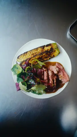 Courgettes - Another Day in Paradise  Not in season but we had some in the fridge.  I’ve lived in London for over a decade now so I call zucchini, courgette. Out loud at least  - it’s still zucchini in my head. This is by far, my favourite way to have them. Method  Score and season the courgette halves with salt. Leave for 30 minutes then pat dry the water the salt has drawn out.  Pan fry on a medium heat with a generous amount of oil. Flip when golden (or a bit burnt - I like the char) and baste with a little butter and aromatics (chilli, garlic, and lemon peel here). Then cook for about 10-15 minutes until very tender.  Cover with lemon, a little salt and some of the basting butter.  I had these with a steak and salad. Steak pan sauce was made with white wine, mustard, butter, vinegar, and black pepper.  Xx  #courgette #fyp 