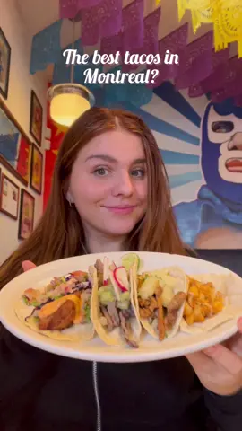 If you’re nice they might even let you wear a sombrero 😌🇲🇽 Are these the best tacos in Montreal? Let me know what your favourite spot is!  #montreal #mexicanfood #tacos #mtlrestaurant #mtlfoodie #mtltiktok #montrealcanada #mexicanrestaurant #foodietiktok #montrealfoodie #traveleats #canadianfoodie #montrealfood 