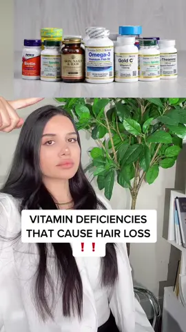 #greenscreen These vitamin deficiencies are the most common causes of hair loss. You can get them checked if you’re experiencing sudden hair loss. #hairloss #vitaminsforwomen #hairvitamins #hairtok #longhair #shinyhair 