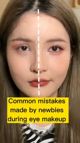Common mistakes made by newbies during eye makeup. #eyeshadow #eyemakeup 