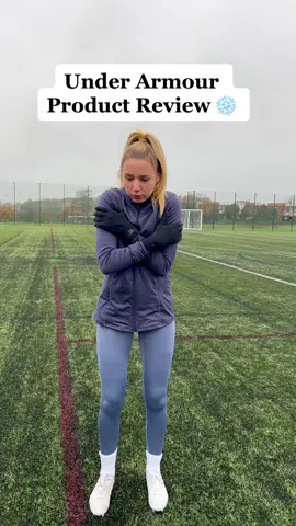 You can still smash your goals in the cold! #Ad #TheOnlyWayIsThrough #underarmour #football #coldweather #training 