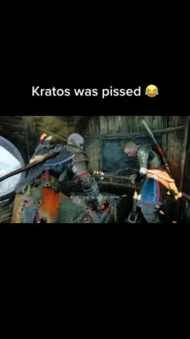 Was he pissed at his son cause they got attacked #playstation#gameplay#gow#storygame#gaming 