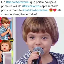 Não tô sabendo lidar com tanta fofura do filho caçula da #PatriciaAbravanel. que amor. #fy #foryou #feed #SilvioSantos 