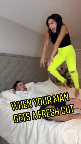 Feral AF 😅😂 #couples #couplegoals #relationships #haircut #funny #couplecomedy 