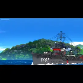 R.I.P. in the quiet blue sea Harekaze I // High School Fleet #anime #highschoolfleet 