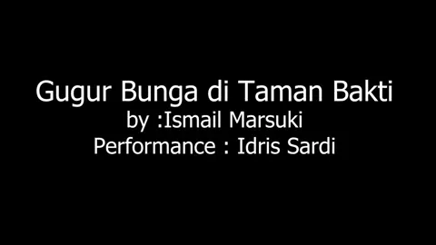 #gugurbungaditamanbakti #laguperjuanganindonesia #ismailmarzuki #idrissardi #instrumental #violin #personarebellia 