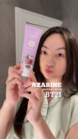 dari sekian banyak body sunscreen, ini yang packagingnya gemeyyy sekalii 🙃🫶🏻#sunscreen #bodycare #azarinebodysunscreen #azarinecosmetic #bt21 @azarinecosmetic 