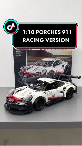 Building Block 1:10 Hyper Car Proches 911  #buildingblocks #hypercar #racing #porsche #911 #bestgiftforhim #education #perfectgifts #christmas #tiktokmalaysia 