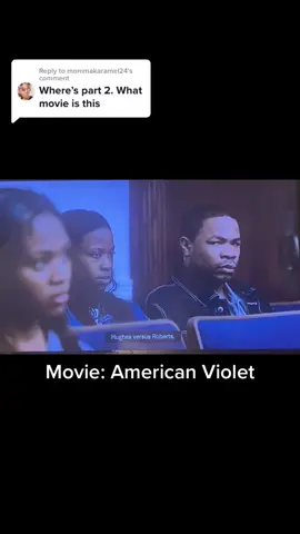 Replying to @mommakaramel24  And the custody of the kids is not even what this movie is about. Go watch it on #Tubi It’s called American Violet #fyp #foryoupage #foryou #pt2 #AmericanViolet #BlackTikTok 